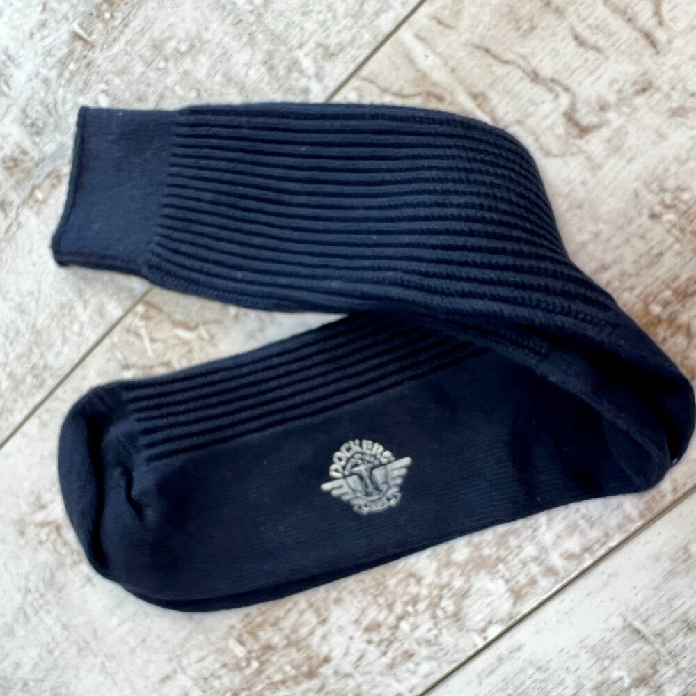 Dockers Navy Blue Mens Crew Sock